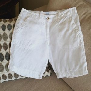 Tommy Bahama White Linen Shorts Size: 2